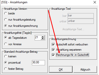 gastrodat-Anzahlung_RgNr-in-Gutschrift