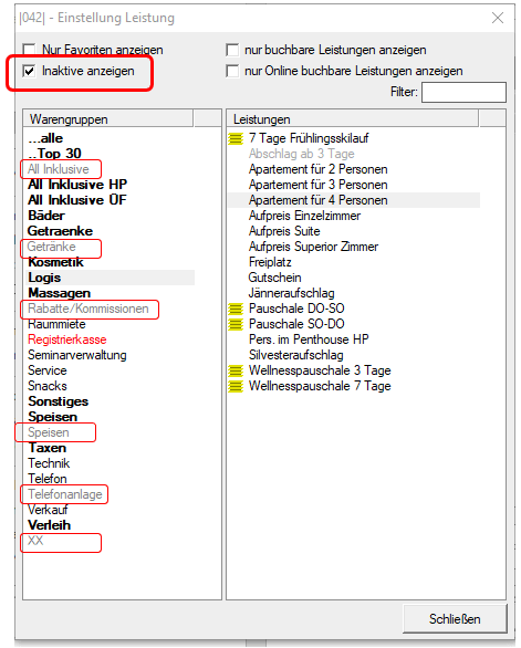 gastrodat-Hauptwarengruppe-III