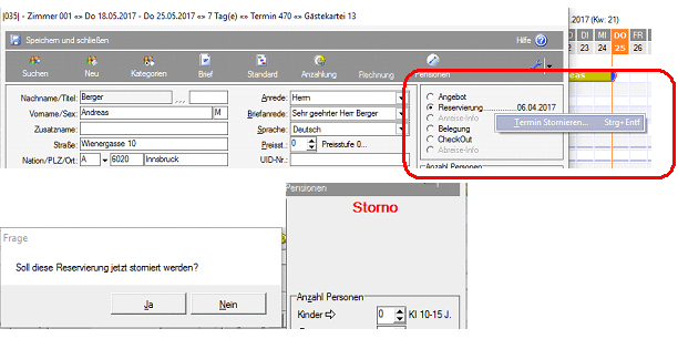 gastrodat-Termin-stornieren