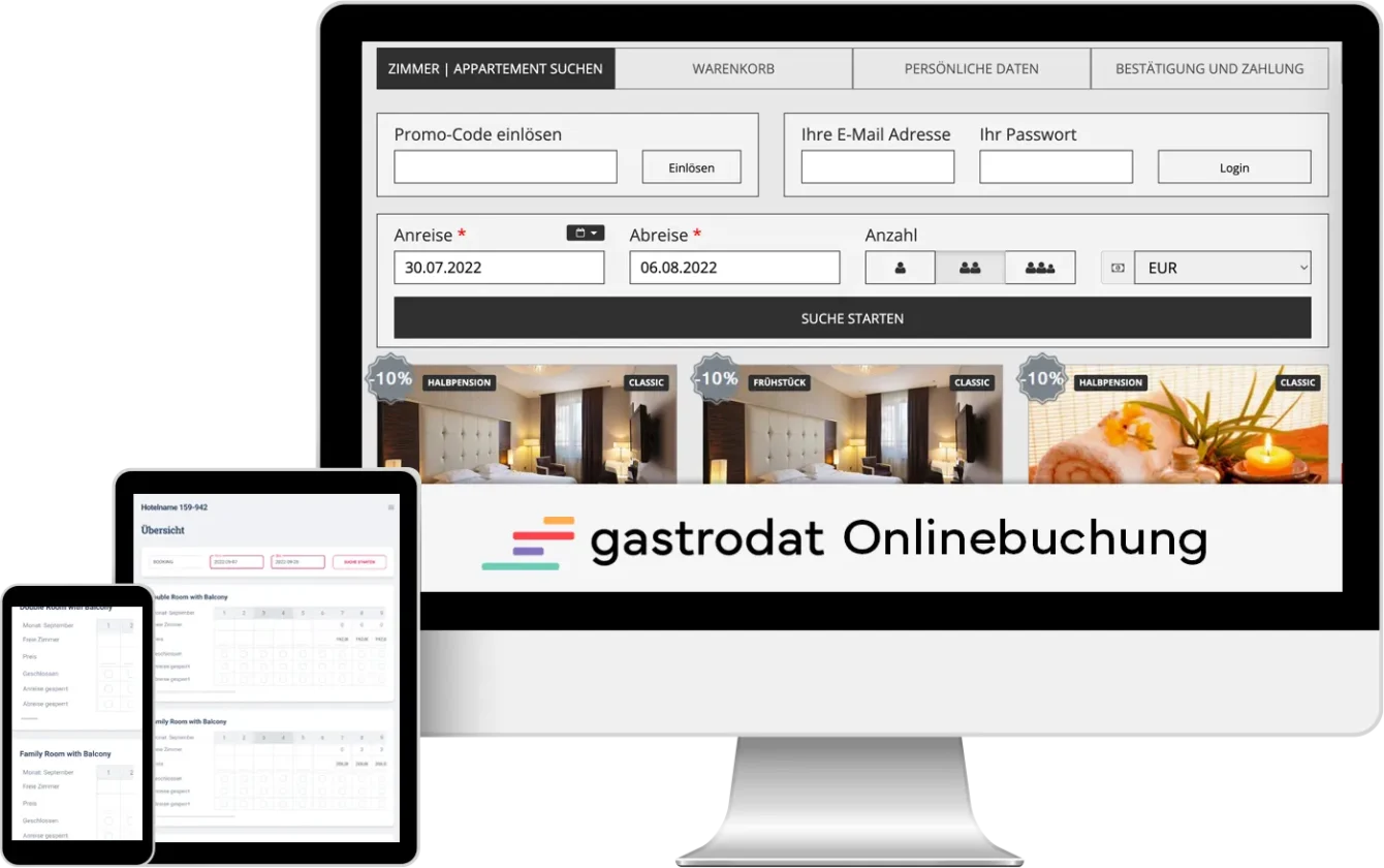 gastrodat Onlinebuchung